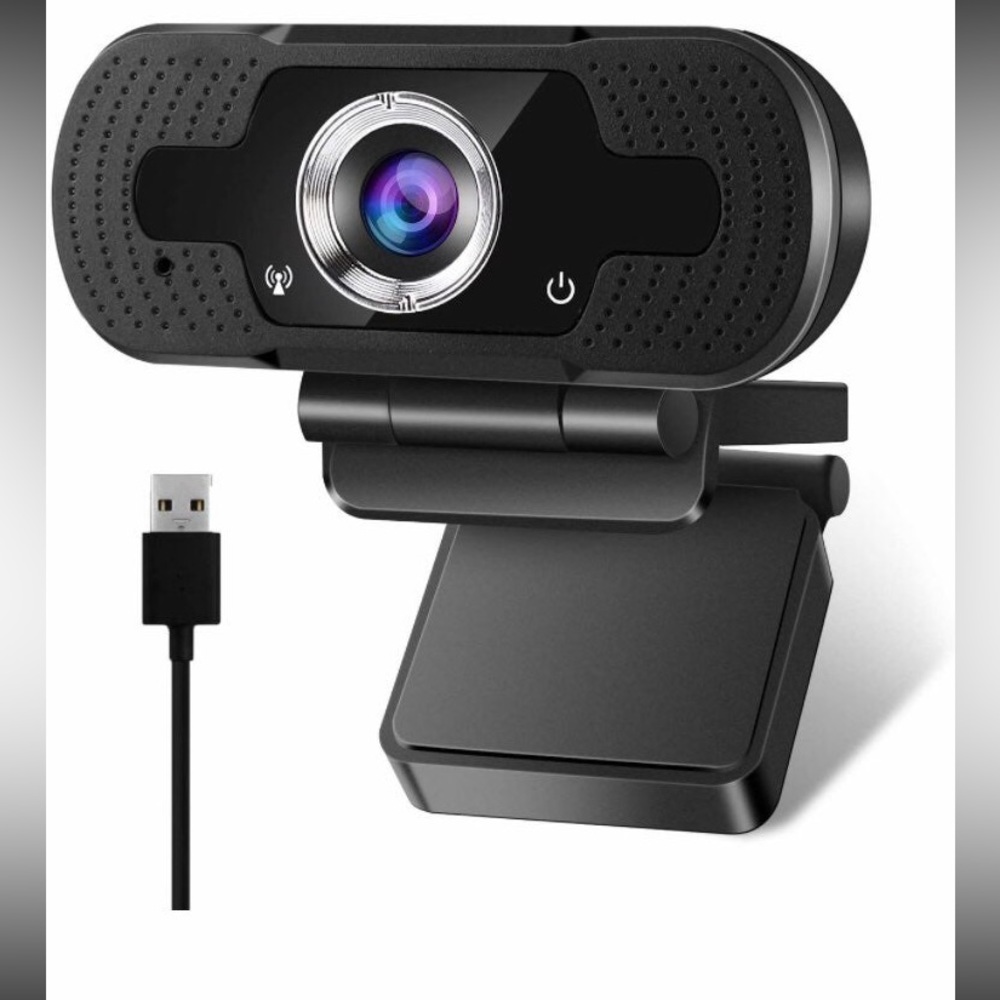 1080P Webcam, HD Webcam with Microphone